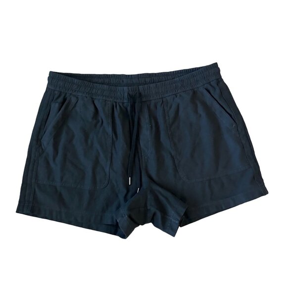 ATHLETA Black Farallon Drawstring Shorts Size 22 - Picture 1 of 6